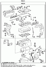 ENGINE OVERHAUL GASKET KIT 1